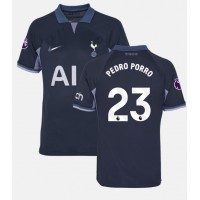 Tottenham Hotspur Pedro Porro #23 Bortatröja 2023-24 Korta ärmar